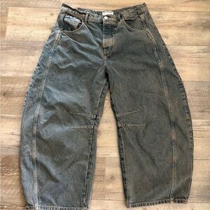 We The Free Washed Barrel Relaxed Jeans